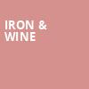 Iron Wine, Paristown Hall, Louisville